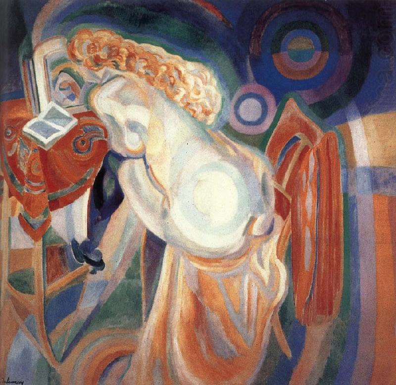 The nude female is reading, Delaunay, Robert